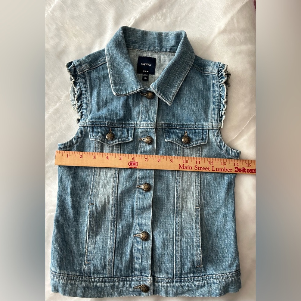 GAP Kids Denim Vest Size XL (12) - Picture 11 of 11